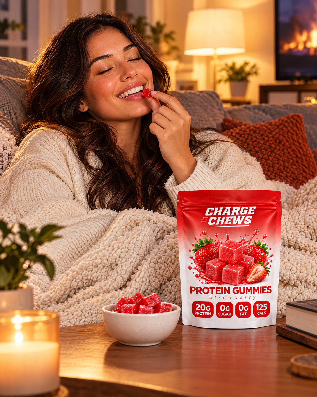 Guilt-free couch snacking lifestyle